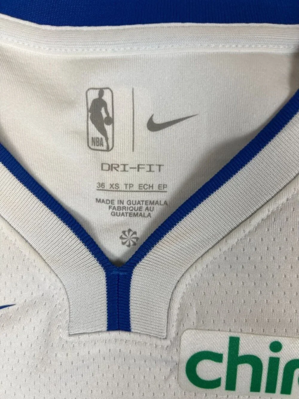 Nike Cooper Flagg Dallas Mavericks Jersey Youth XS 36 White Association Edition - Picture 4 of 9